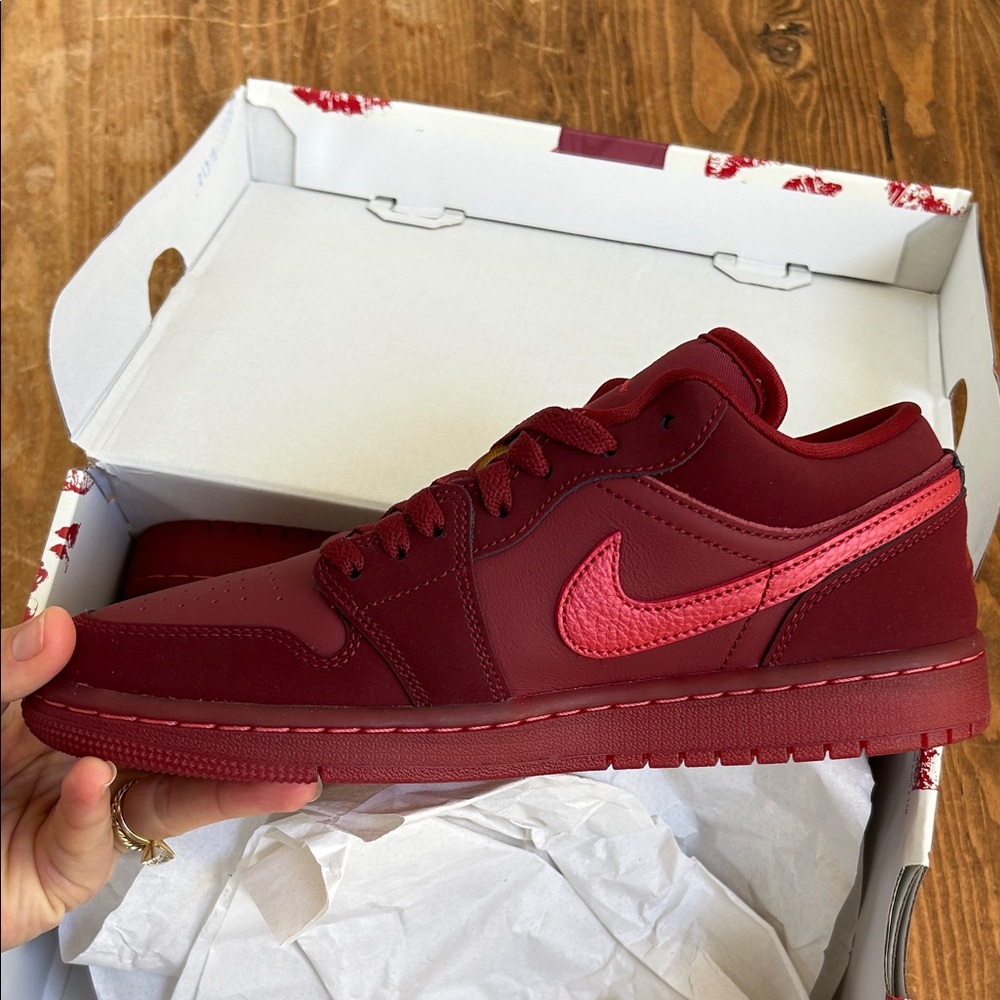 Nike Women's Sneakers - Red and White